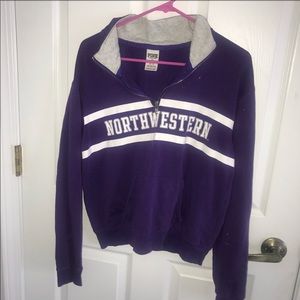 Purple Northwestern Pullover